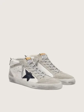 Mid Star pour homme, blanche avec étoile noire