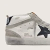 Mid Star pour homme, blanche avec étoile noire