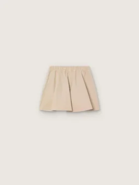 Mini-jupe Journey pour fille en gabardine de coton beige imprimée