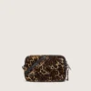 Mini Star Bag en cuir de poney à imprimé animalier avec étoile ton sur ton