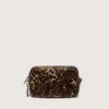 Mini Star Bag en cuir de poney à imprimé animalier avec étoile ton sur ton