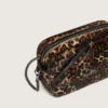 Mini Star Bag en cuir de poney à imprimé animalier avec étoile ton sur ton
