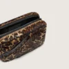 Mini Star Bag en cuir de poney à imprimé animalier avec étoile ton sur ton