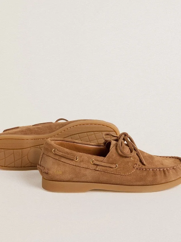 Mocassins Cruise junior en daim marron clair
