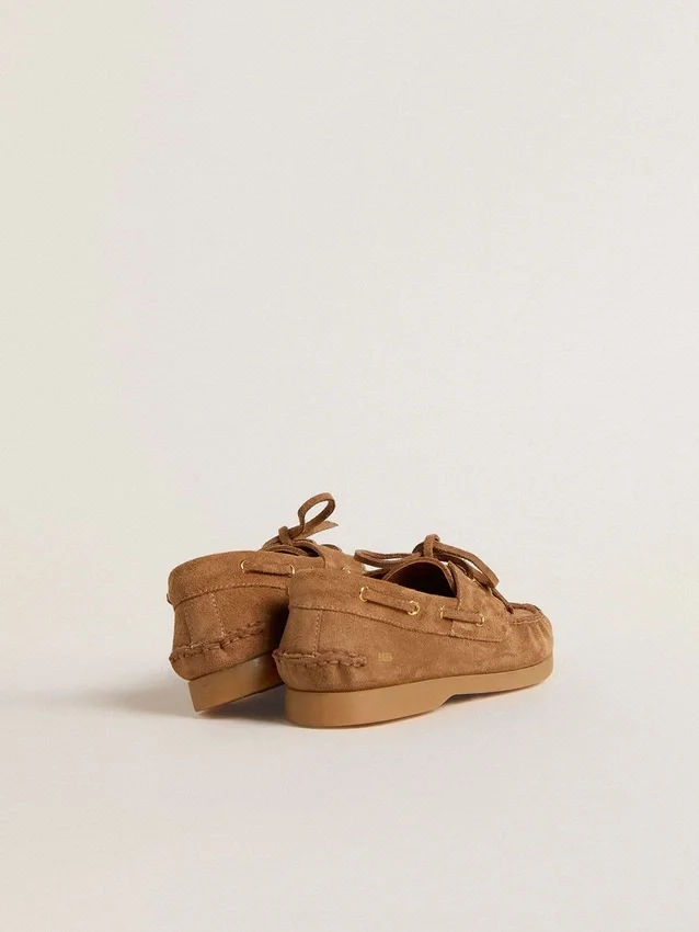 Mocassins Cruise junior en daim marron clair