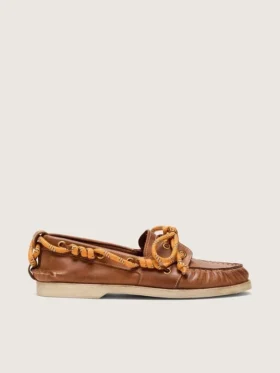 Mocassins Cruise pour femme en cuir couleur tabac