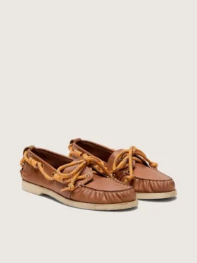 Mocassins Cruise pour femme en cuir couleur tabac