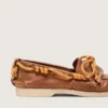 Mocassins Cruise pour femme en cuir couleur tabac
