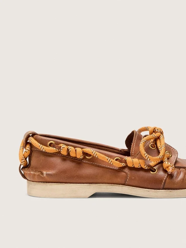 Mocassins Cruise pour femme en cuir couleur tabac