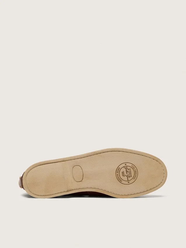 Mocassins Cruise pour homme en cuir marron foncé brillant