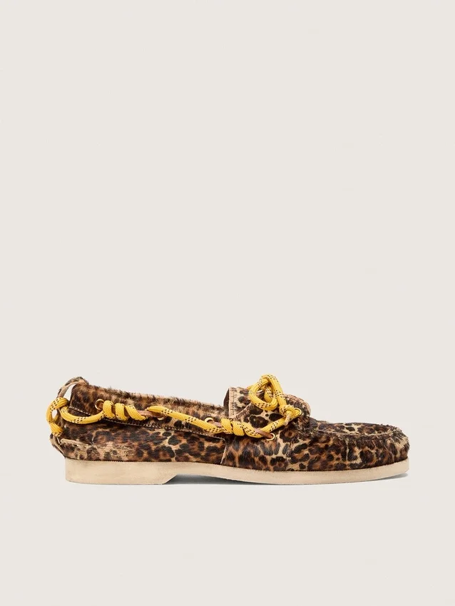 Mocassins Cruise pour femme en peau de poney à imprimé léopard