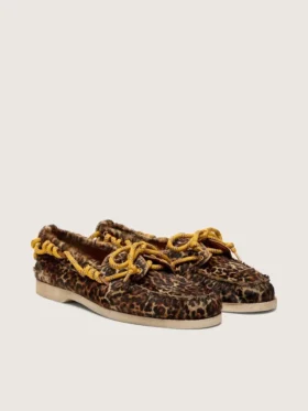 Mocassins Cruise pour femme en peau de poney à imprimé léopard