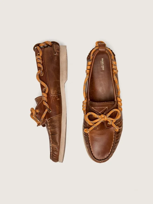 Mocassins Cruise pour homme en cuir couleur tabac
