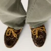 Mocassins Cruise pour homme en peau de poney à imprimé léopard
