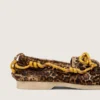 Mocassins Cruise pour homme en peau de poney à imprimé léopard