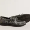 Mocassins Young Cruise en cuir noir vieilli
