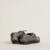 Mocassins Young Cruise en cuir noir vieilli
