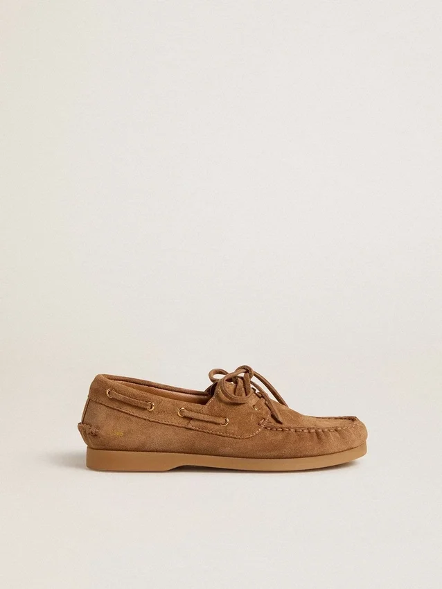 Mocassins Young Cruise en daim marron clair