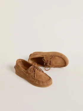 Mocassins Young Cruise en daim marron clair