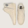 Modèle Francy pour femme en daim beige avec étoile pailletée argentée