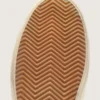 Modèle Francy pour femme en daim beige avec étoile pailletée argentée