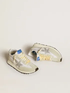 Modèle Marathon pour femme avec tige en nylon blanc et étoile argentée