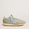 Modèle Marathon pour femme avec tige en nylon bleu clair et étoile bleu pastel