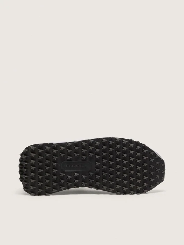 Modèle Marathon pour homme avec tige en nylon ripstop argenté et étoile noire