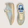 Modèle Marathon pour homme avec tige en nylon bleu clair et étoile bleu pastel