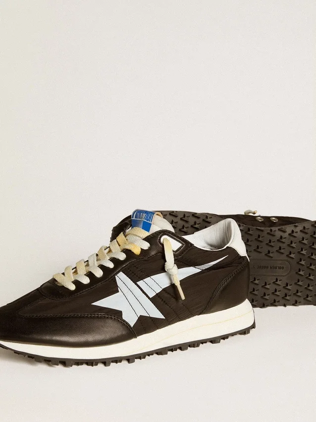 Modèle Marathon pour homme avec tige en nylon noir et étoile blanche