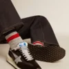 Modèle Marathon pour homme avec tige en nylon ripstop noir et étoile argentée