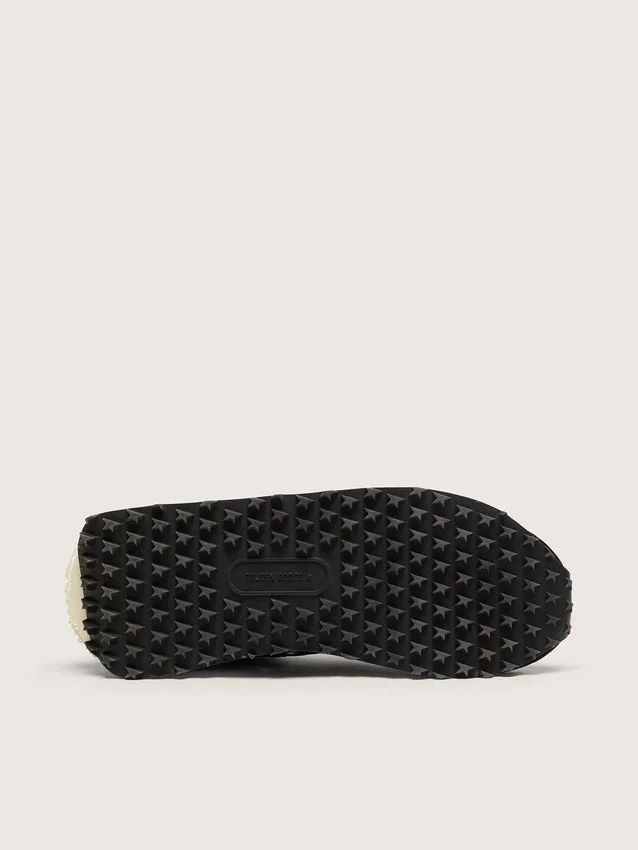 Modèle Marathon pour homme avec tige en nylon ripstop noir et étoile argentée
