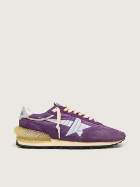 Modèle Marathon pour homme avec tige en nylon violet et étoile blanche