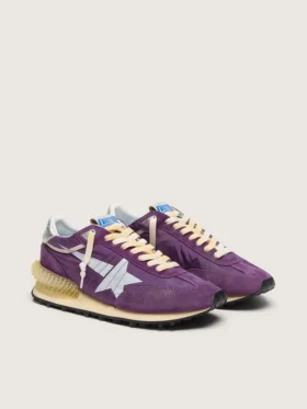 Modèle Marathon pour homme avec tige en nylon violet et étoile blanche