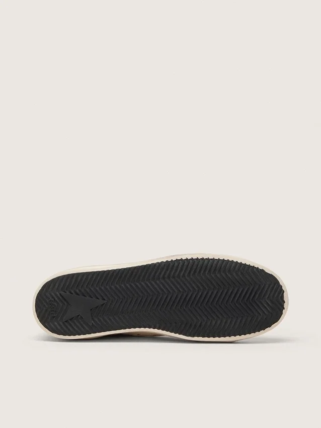 Modèle Stardan pour homme en cuir blanc, avec étoile et languette au talon en cuir imprimé serpent vert militaire