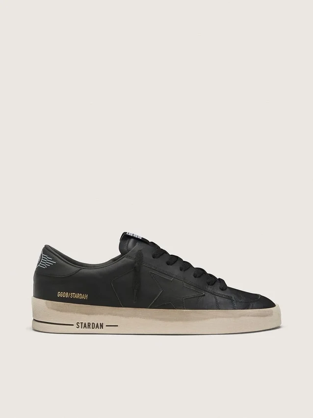 Modèle Stardan pour homme, entièrement en cuir noir