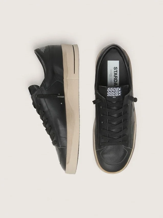 Modèle Stardan pour homme, entièrement en cuir noir