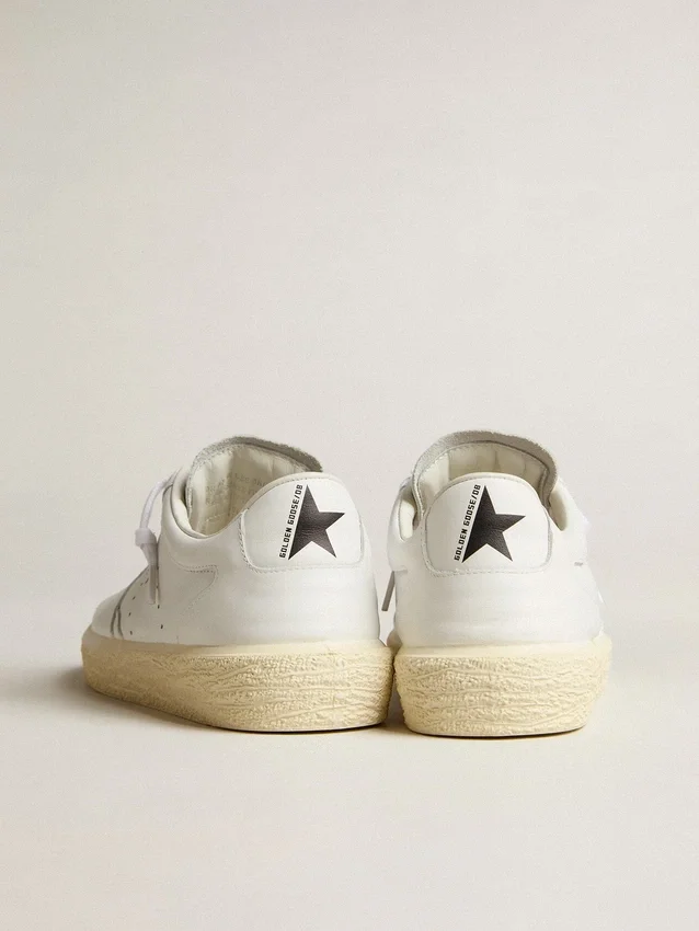 Modèle Tenth Star pour femme en cuir blanc