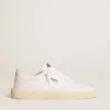 Modèle Tenth Star pour homme en cuir blanc