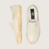 Modèle VCE Penstar pour femme en daim beige et paillettes couleur perle