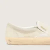 Modèle VCE Penstar pour femme en daim beige et paillettes couleur perle