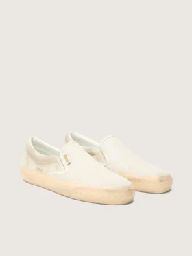 Modèle VCE Penstar pour homme en daim beige et paillettes couleur perle