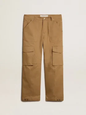 Pantalon cargo beige kaki