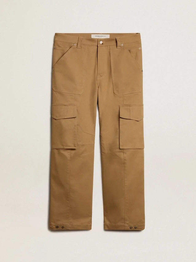 Pantalon cargo beige kaki