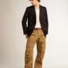 Pantalon cargo beige kaki