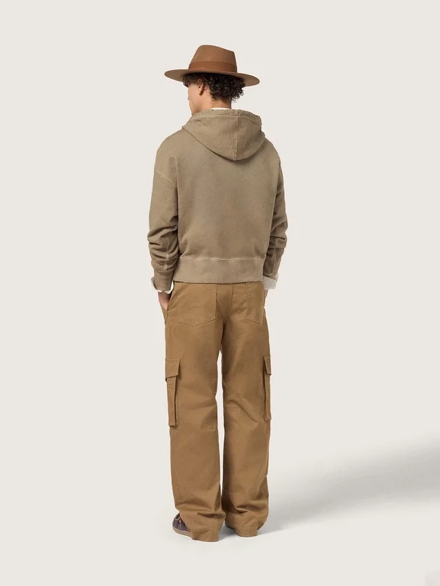 Pantalon cargo beige kaki