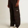 Pantalon cargo en nylon ripstop noir