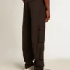 Pantalon cargo en nylon ripstop noir