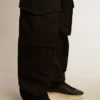 Pantalon cargo noir