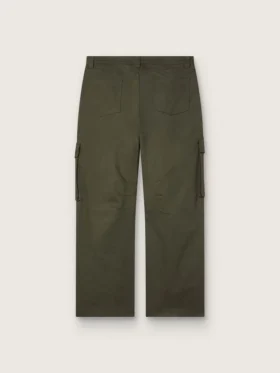 Pantalon cargo vert olive